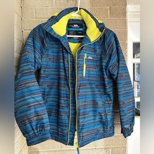 Kids unisex youth Trespass waterproof snow ski jacket size 11/12